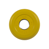 Диск обрезиненный "Стандарт", жёлтый, 31 мм, 0,75 кг