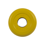 Диск обрезиненный "Стандарт", жёлтый, 26 мм, 0,75 кг
