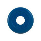 Диск обрезиненный "Стандарт", синий, 51 мм, 2,5 кг